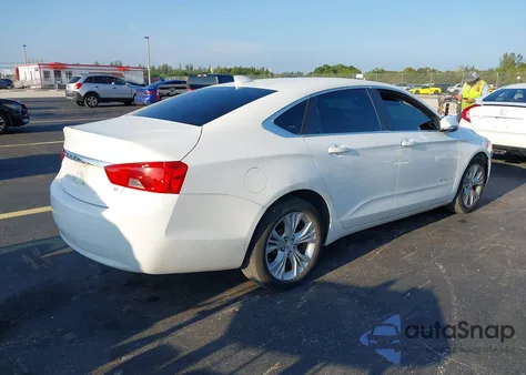 2015 Chevrolet Impala 2Lt из США, поврежденный, VIN 2G1125S37F9207978